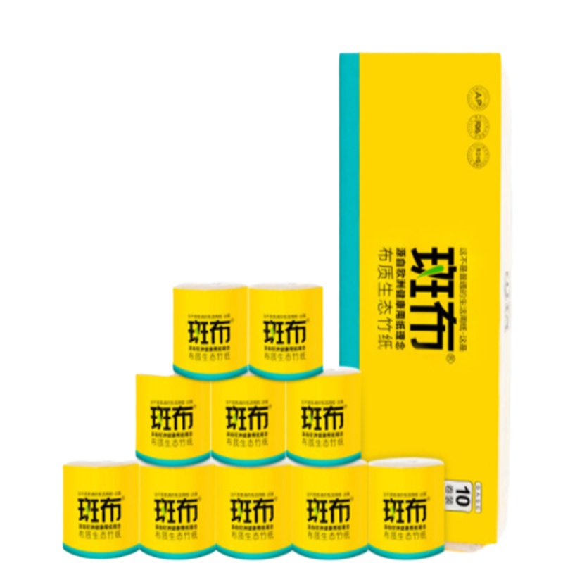 斑布(BABO) BASE系列 3层160g有芯卷纸10卷 提
