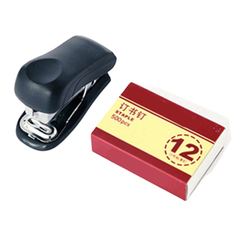 晨光(M&G)12#小型便携订书机 ABS91668 组合套装(订书器+订书钉)