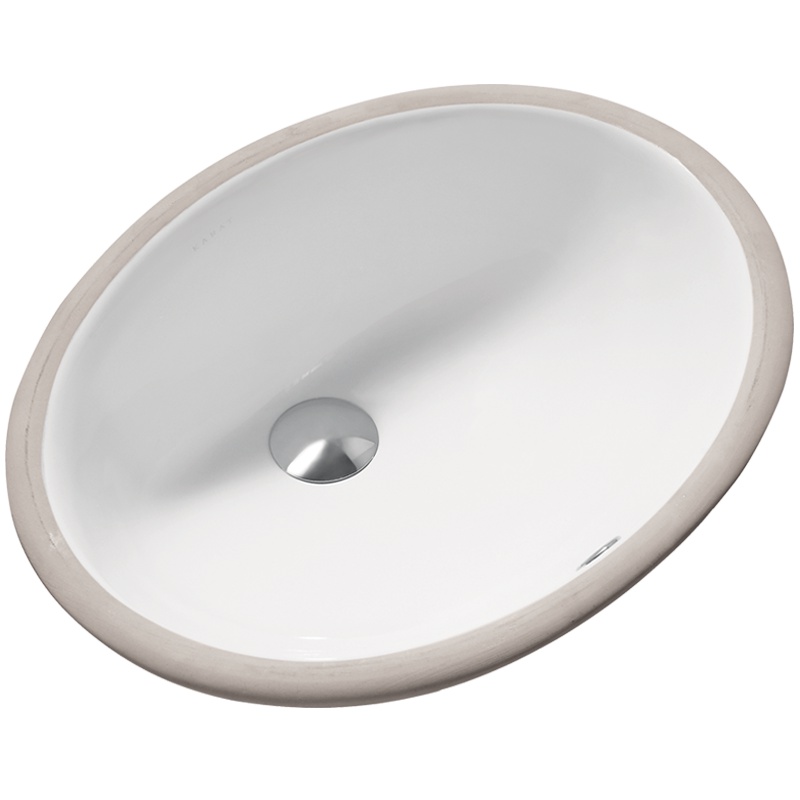 科勒旗下品牌KARAT卡丽卫浴台盆椭圆形台下洗脸盆洗手盆洗面盆洗手池17089T-WK