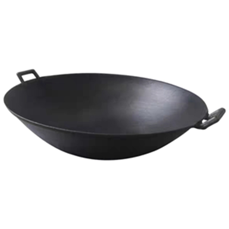 铁锅 老式炒锅生铁铸铁锅无涂层加厚圆底
