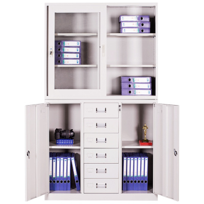 东升顺钢制文件柜办公柜资料柜储物柜铁皮柜档案柜财务凭证柜带锁铁皮柜