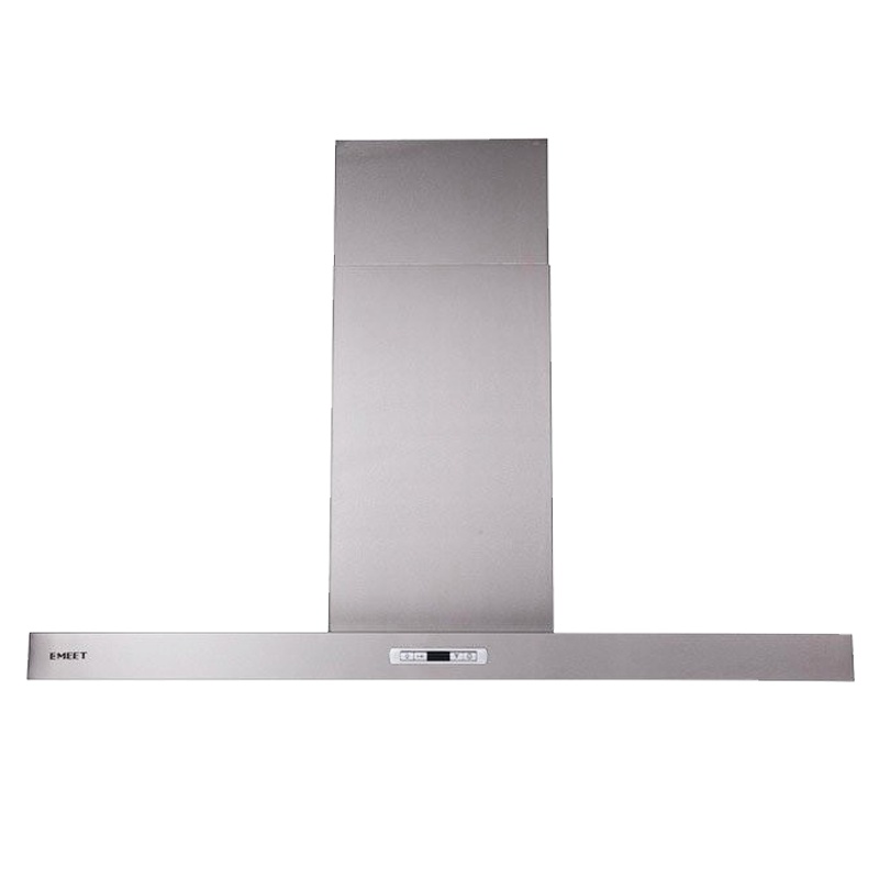 EMEET意米特344WB90公分中岛式T型油烟机20立方大吸力吧台岛台开放式厨房专用吊挂式顶吸中挂油烟机单机
