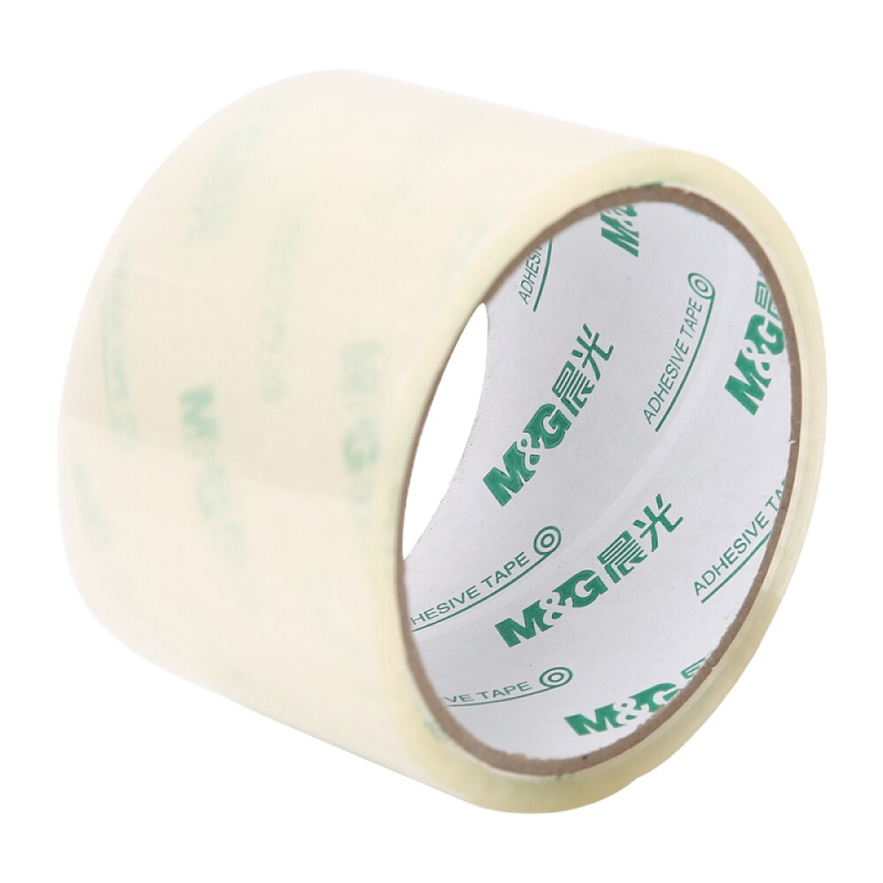 晨光(M&G)文具普透封箱胶带 透明打包胶带60mm*30y(27.42m/卷) 5卷装AJD97331