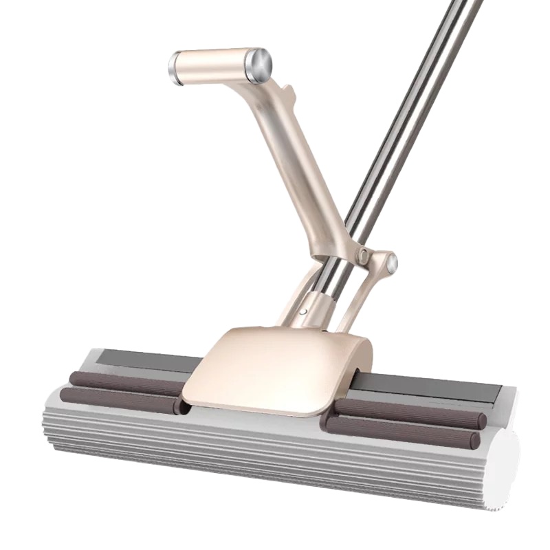 [规格:五个装]家用免手洗前推滚轮式胶棉拖把挤水懒人吸水海绵拖把