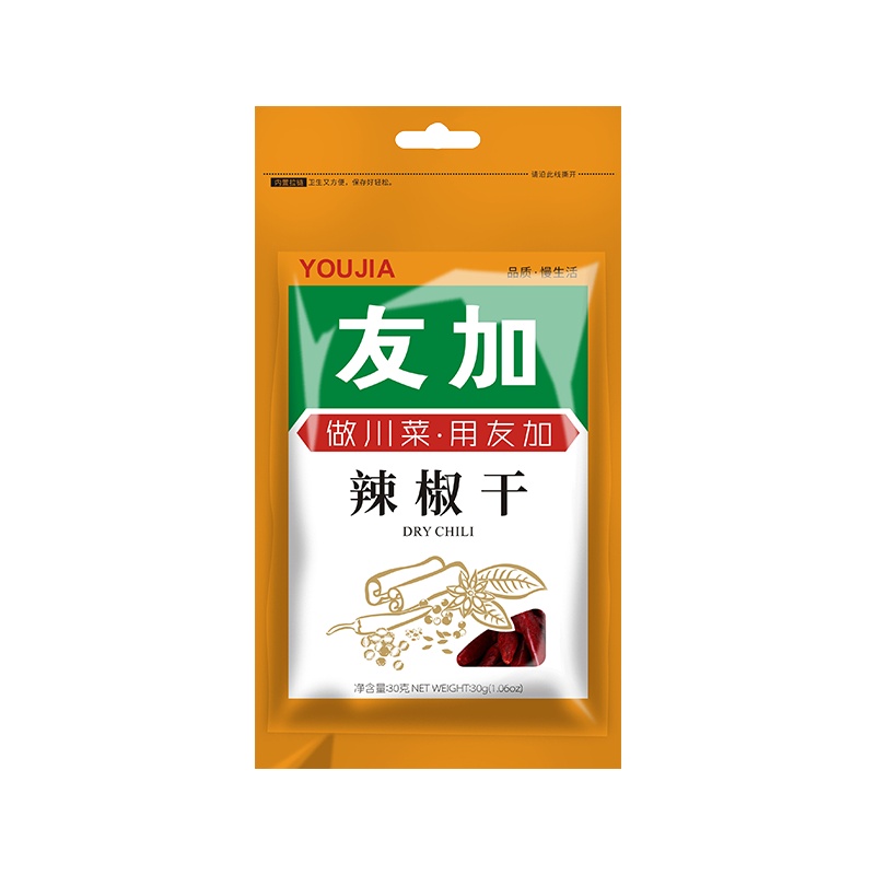 友加辣椒干30g*3袋调味料香辛料