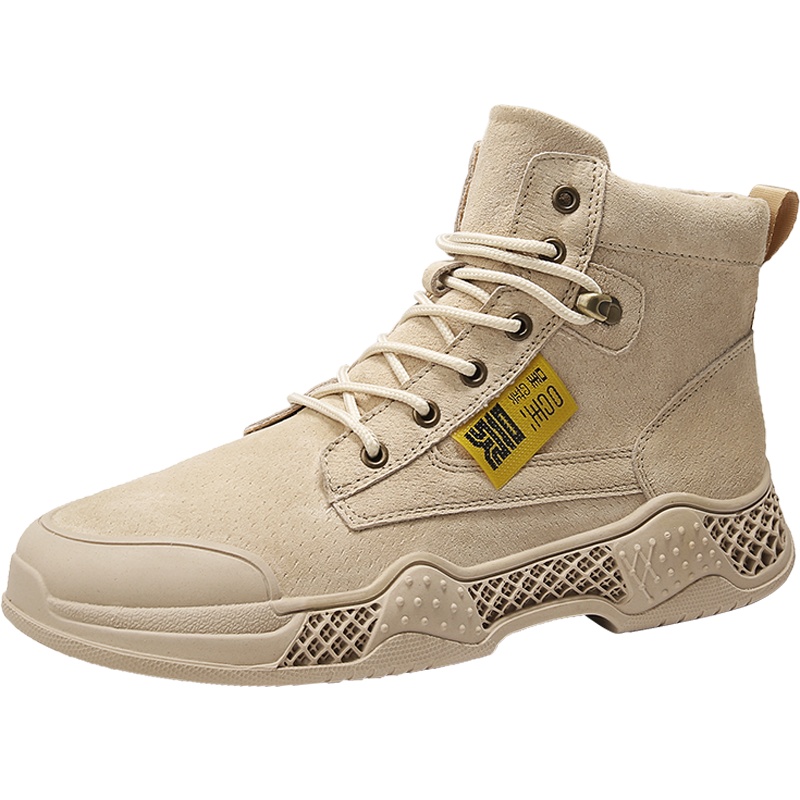 木林森马丁靴男英伦风男鞋秋季2019新款工装靴休闲潮鞋男靴子百搭