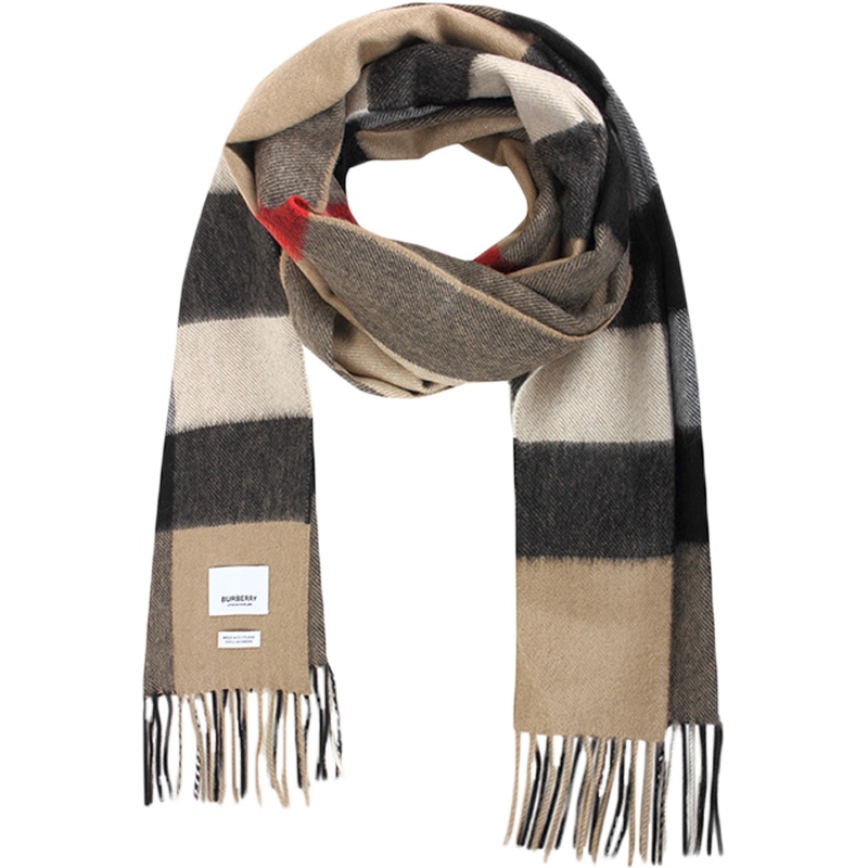 BURBERRY 博柏利 男女通用款 羊绒围巾 80181751