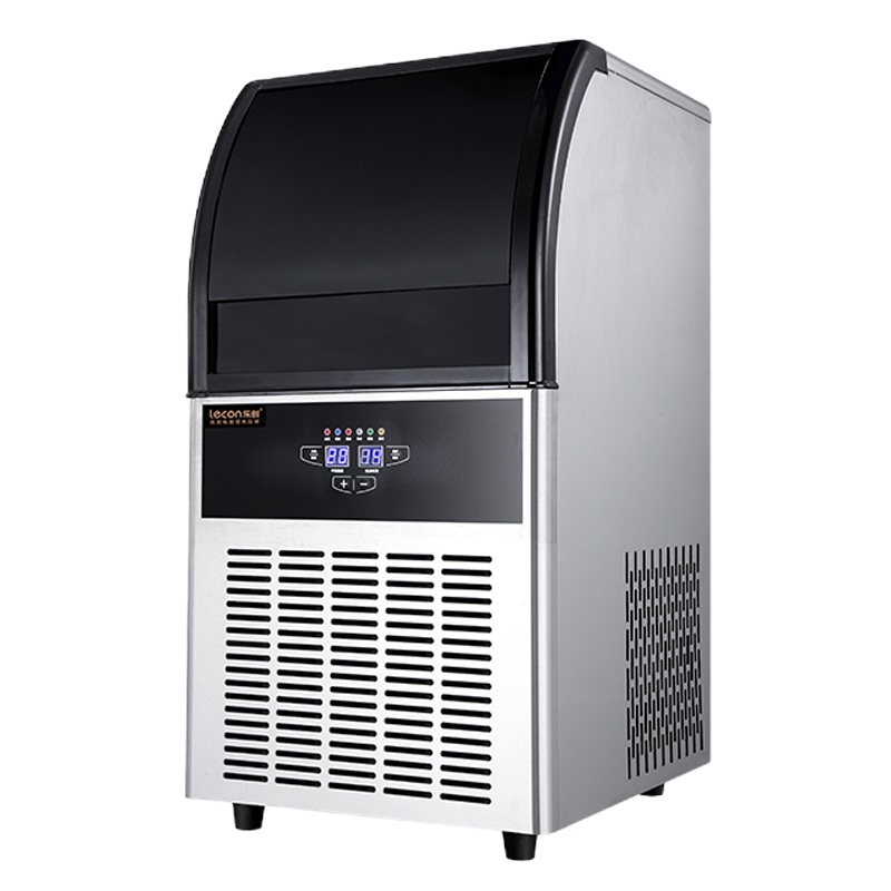 乐创 XB-180G 55冰格80KG/24H商用制冰机 银黑色(单位:台)