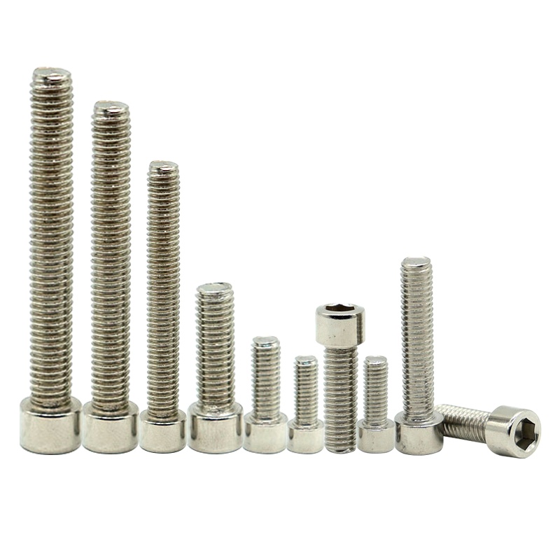 304不锈钢M5*10mm内六角螺栓 内六角圆柱头螺钉
