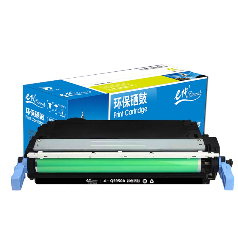 e代经典 e-惠普Q5950A硒鼓黑色 适用惠普4700 4700dn 4700dtn打印机耗材 hp643A