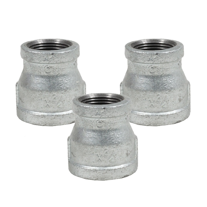 建支 国标热镀锌异径管箍 变径管古 大小头 玛钢 40*15mm 10个