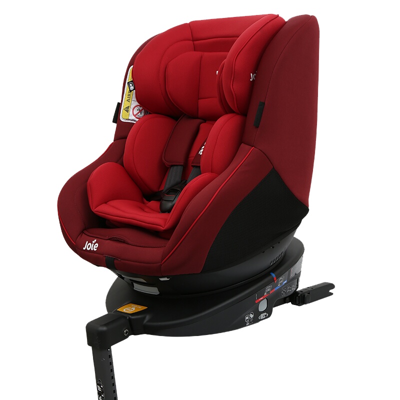 巧儿宜 JOIE 英国巧儿宜汽车儿童安全座椅0-4岁360度旋转可躺isofix硬接口双向 陀螺勇士 红色