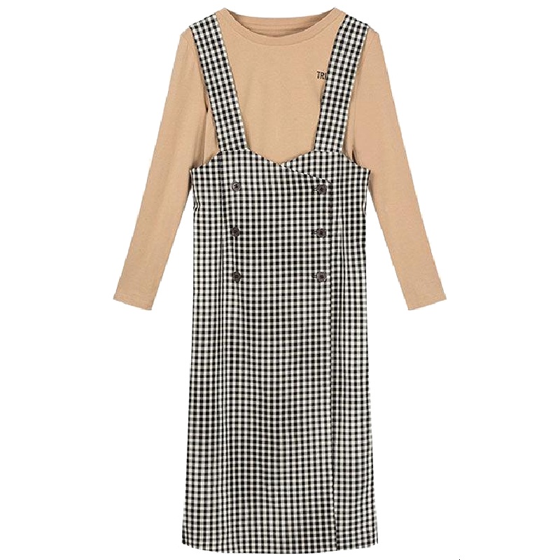 上新拉夏贝尔Puella冬季新款气质法式复古时尚连衣裙套装女2T000581