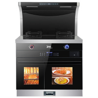 速热奇集成灶体感蒸烤独立家用一体机侧吸下排烟气电两用液化气SRQ-S7