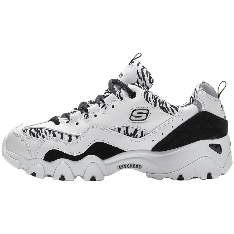 斯凯奇女鞋熊猫鞋SNH48同款撞色复古休闲运动鞋99999672