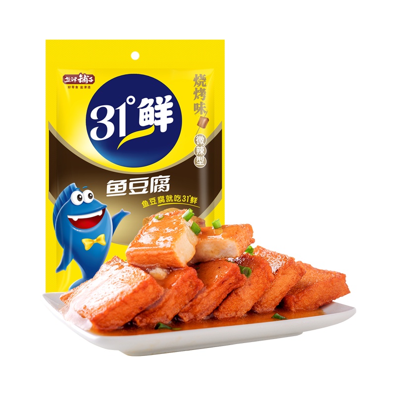 盐津铺子盐鱼豆腐(烧烤味)85g