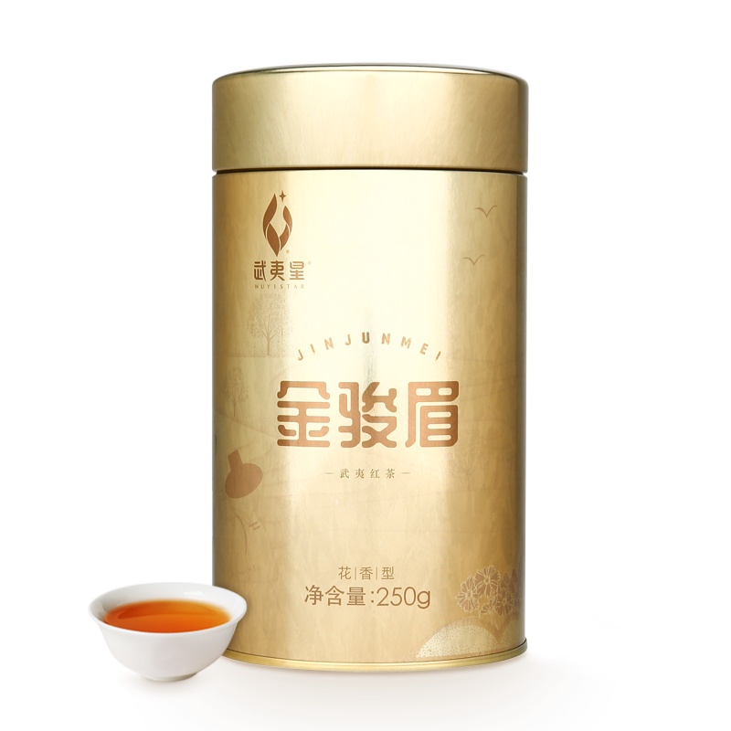 武夷星喜遇阿茗系列AM700金骏眉武夷红茶武夷山茶叶罐装250g