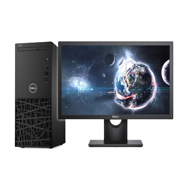 戴尔(Dell)成铭3991商用台式电脑整机 21.5英寸显示器(I5-10500 8G内存 1T硬盘 三年)