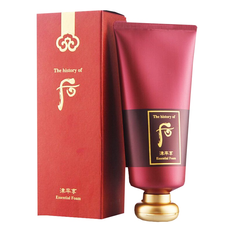 Whoo后津率享洁面洗面奶180ml 红华凝香精华洁面液 补水保湿 滋润营养 各种肤质适用男女