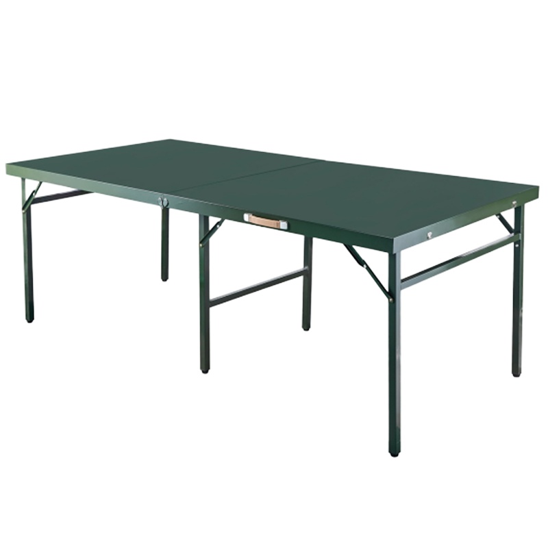 军绿色折叠桌椅 户外会议桌 200cm*100cm*75cm