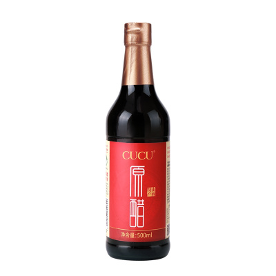 CUCU 醋 原醋6度老陈醋500ml 山西陈醋 固态发酵