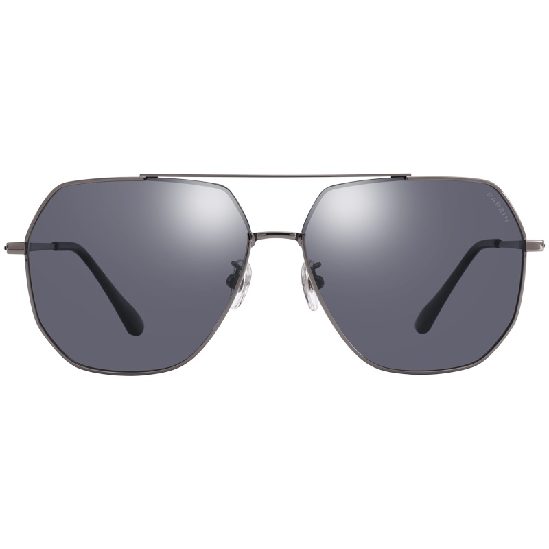 帕森偏光太阳镜 男士金属大框开车专用驾驶镜韩版潮墨镜 新品8278