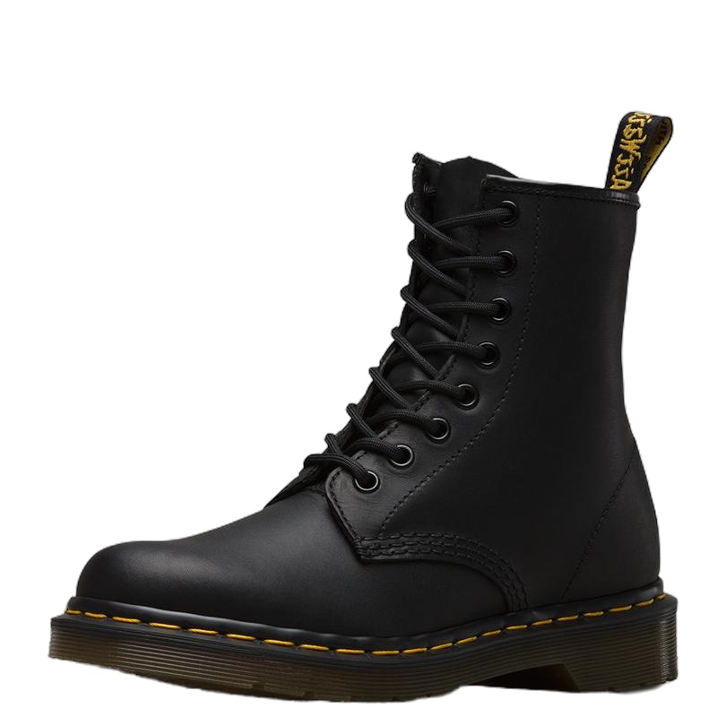 [直营]Dr.Martens马汀博士1460 经典GREASY哑光黑软皮8孔马丁靴复古工装靴男女同款男靴女靴