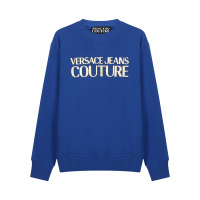 范思哲 VERSACE JEANS COUTURE 男士 棉质加绒款圆领长袖卫衣运动衫71GAIT08 CF00T