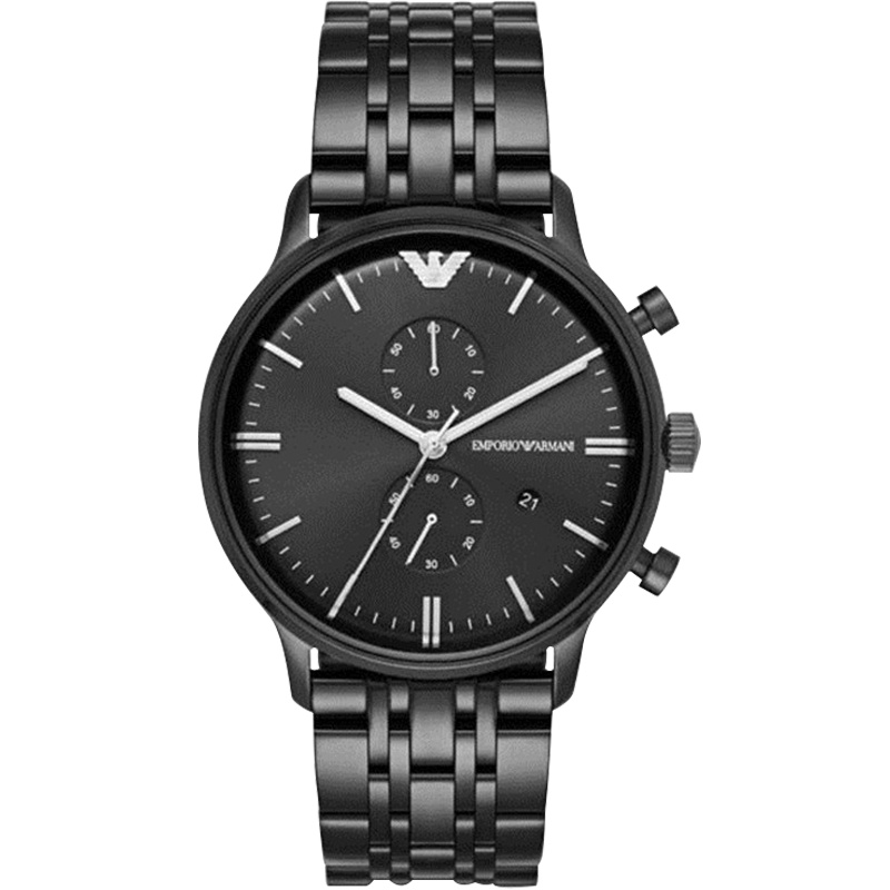 海外直邮欧美品牌原装进口包税EMPORIO ARMANI安普里奥阿玛尼手表 经典时尚男表钢带男士腕表AR1934