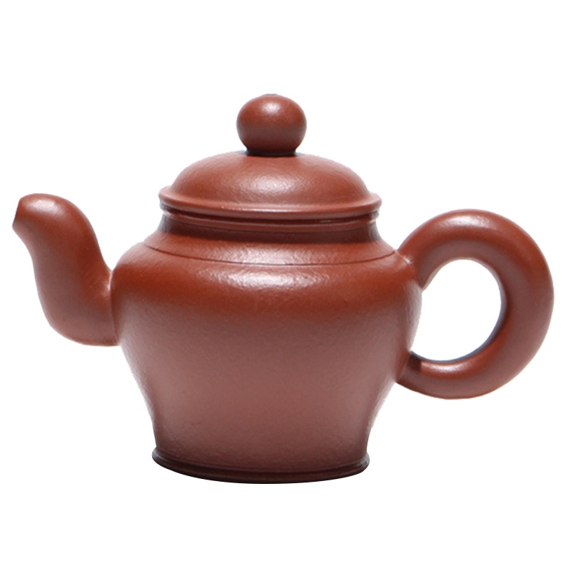 蕙韵 『拙韵宫灯』宜兴紫砂壶皱皮朱泥 家用潮汕小品容量茶具茶壶 120ml