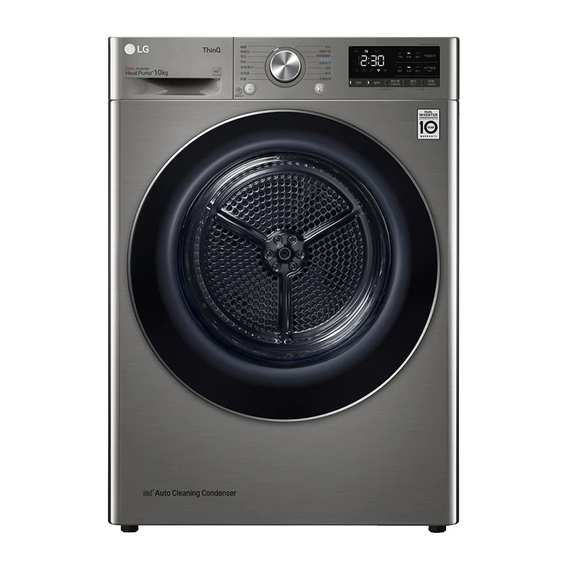 LG RH10V9PV2W 10kg 双变频热泵 除螨 双重过滤网 冷凝器自清洁 专用遥控器 智能app 干衣机