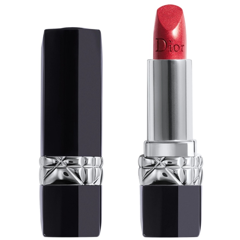 [海外版]Dior迪奥999烈艳蓝金口红唇膏黑管740唇釉显色提升气色