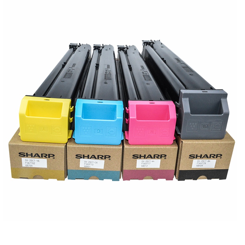 夏普(SHARP)DX-20CT 黑色粉盒 DX 2008UC 2508NC 2008 2508 红 黄 蓝 彩色