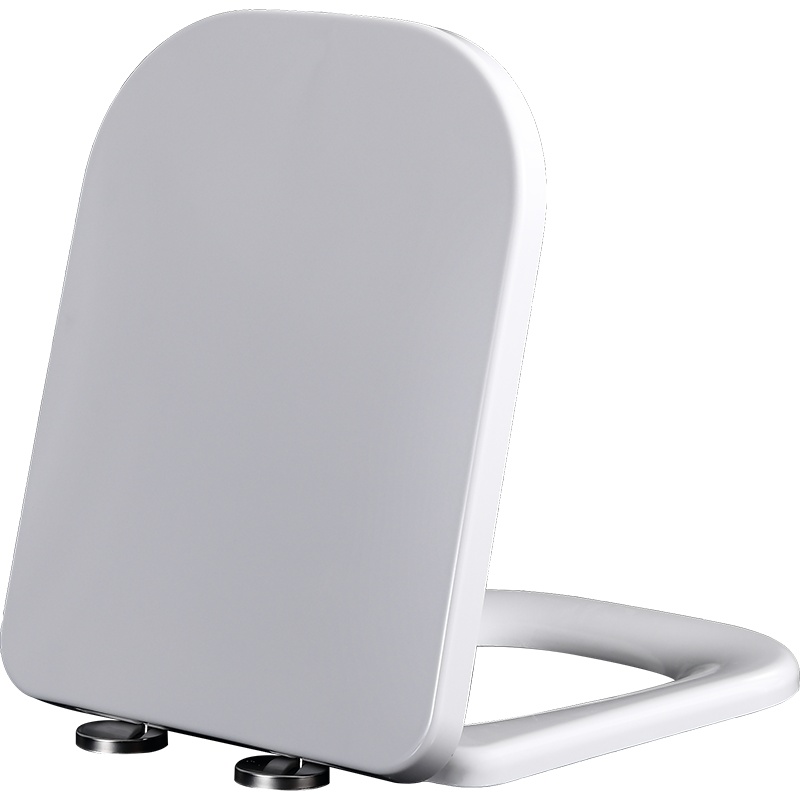 沐牌脲醛马桶盖 加厚通用老式梯形方形T型缓降坐便盖板厕所马桶圈