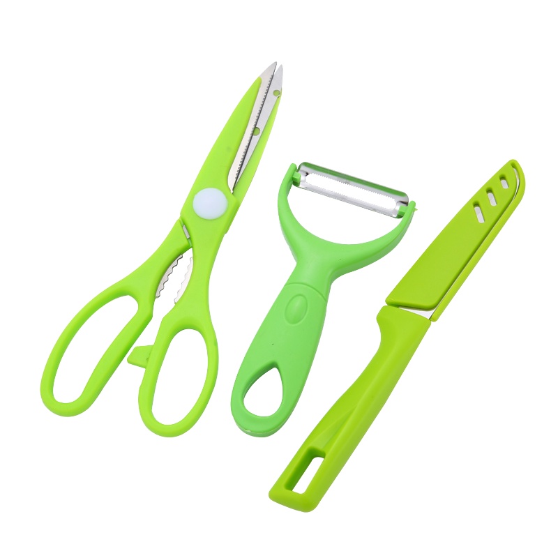 水果刀具三件套 XTL915 不锈钢家用切水果刀具套装 (套)