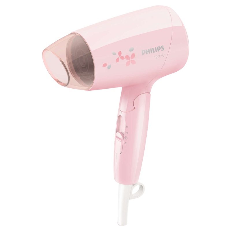 飞利浦电吹风机女家用BHC010小功率学生宿舍用折叠迷你吹风筒便携