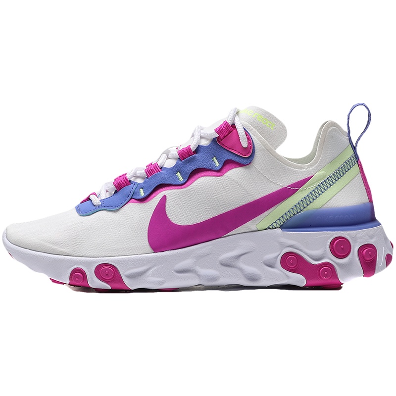 NIKE耐克女鞋休闲鞋REACT ELEMENT 55轻便跑步运动鞋BQ2728
