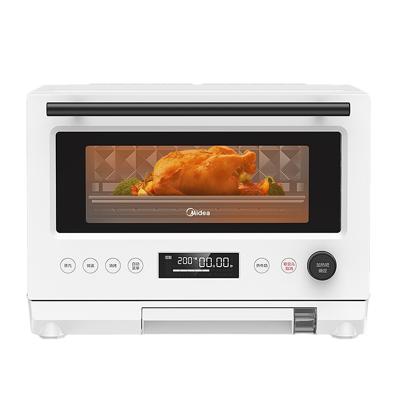 美的（Midea）PG2310 蒸立方23L变频智能多功能微波炉蒸烤箱微蒸烤一体机 电蒸箱电烤箱