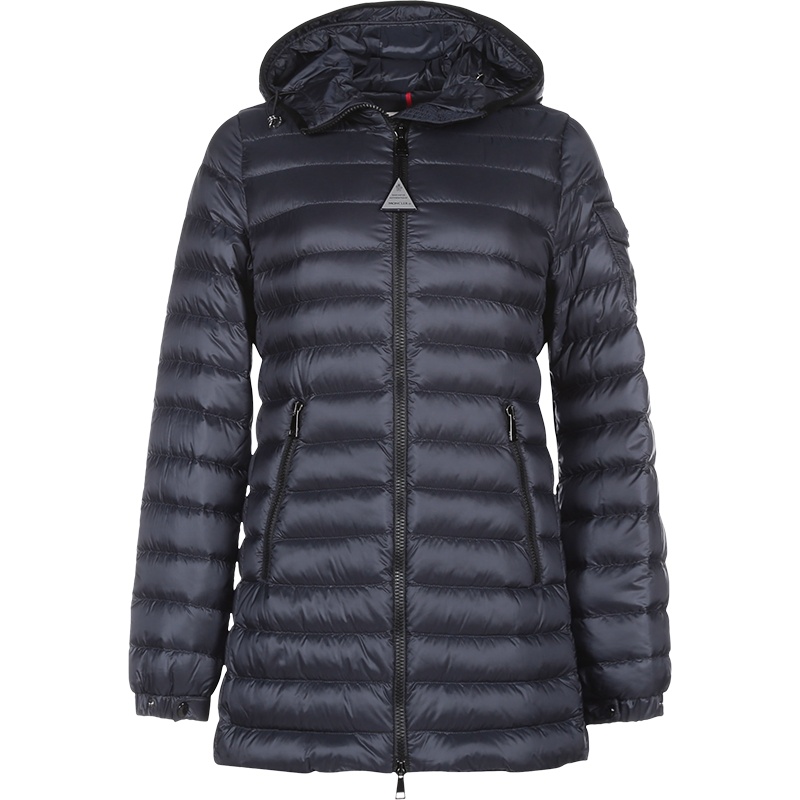MONCLER 盟可睐 女士 聚酰胺修身版鹅绒连帽羽绒服外套 1B11300 5396Q
