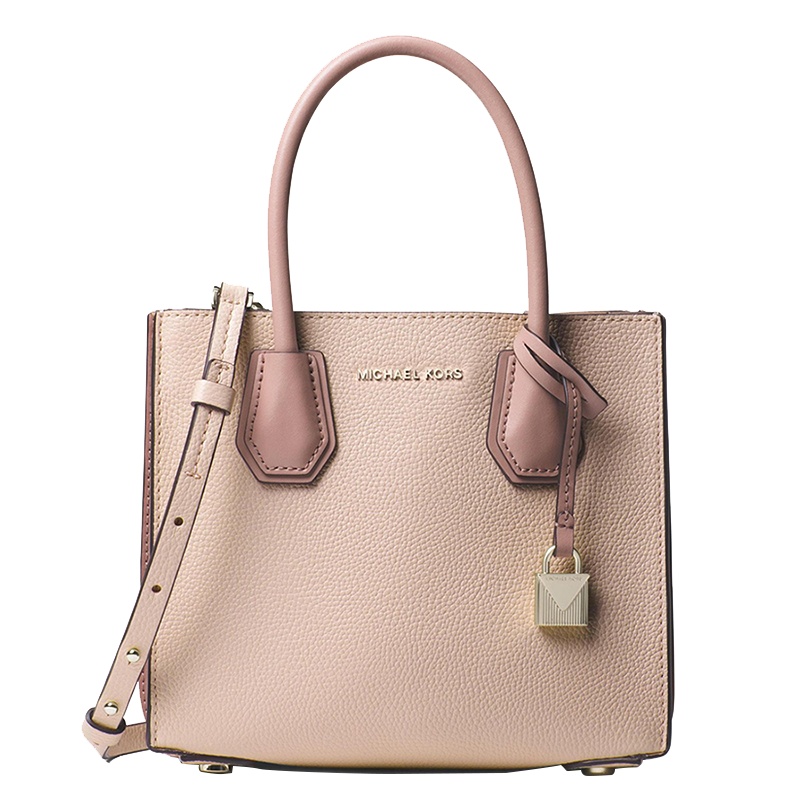 MICHAEL KORS MK女包 女士Mercer系列小号风琴款手提包30T8TM9M2L187裸粉色