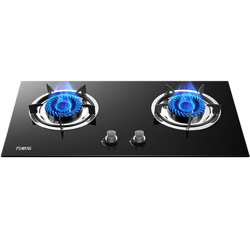 万家乐（Macro）燃气灶JZT-K100B 一级能效 4.2KW台嵌两用式钢化玻璃面板 天然气