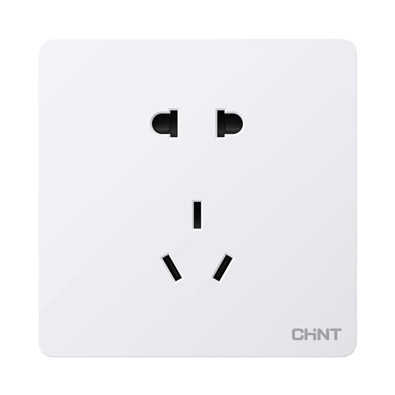 正泰(CHNT)开关插座面板86型墙壁开关电源二三插座NEW7i逸动系列白色