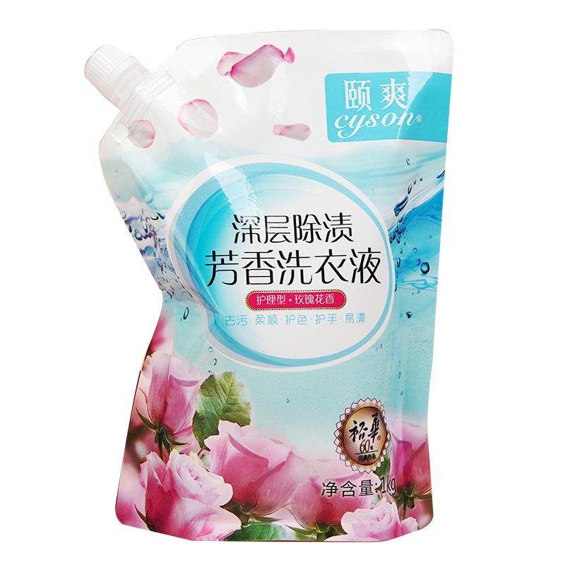 裕华颐爽深层除渍芳香洗衣液 玫瑰花香型 1KG袋装