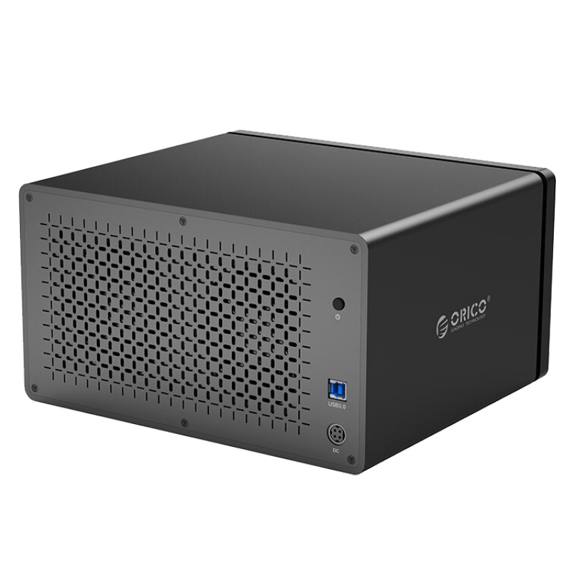 奥睿科(ORICO)NS800U3 3.5英寸多盘位硬盘柜USB3.0 SATA串口外置硬盘盒 台式机八盘位磁吸存储
