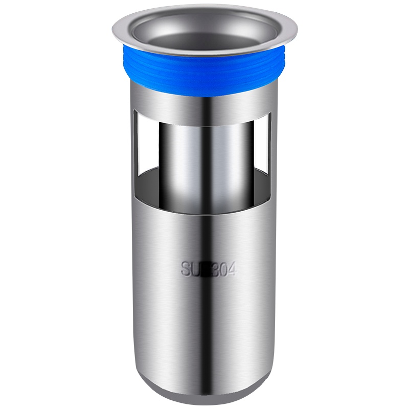 尔沫 地漏防臭盖子内芯不锈钢厕所硅胶下水道洗衣机卫生间防虫反味神器