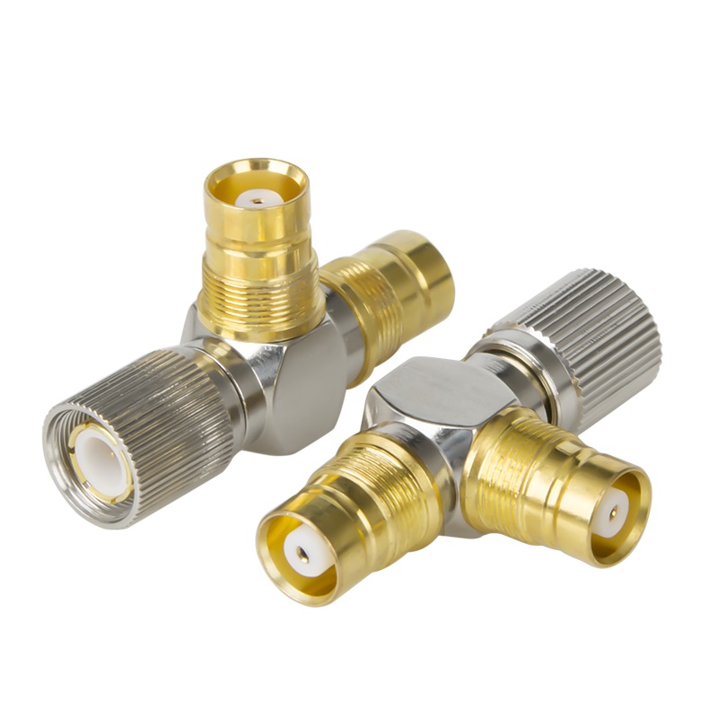 博扬 2M两兆头 E1西门子接线端子75欧 L9三通头 一公两母转换器 10个装 BY-L9-KJK