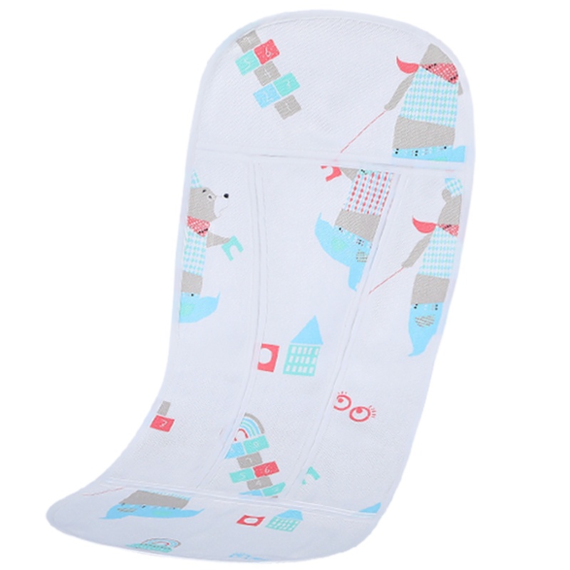 欧孕婴儿车通用凉席垫儿童宝宝冰丝手夏季垫子高景观推车透气席子