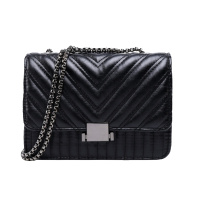 2019新款女包小香风菱格链条包ins单肩包斜挎包斜挎女包