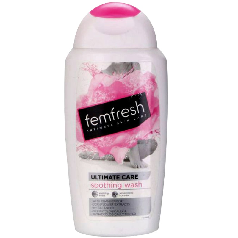 芳芯(femfresh) 英国蔓越莓女性护理液250ml 清洁舒缓 平衡PH 安全低敏无皂基 私处洗液