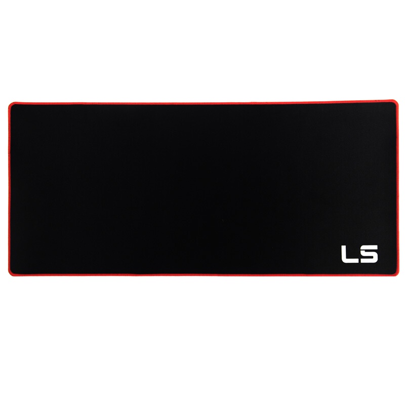 灵蛇 游戏鼠标垫 超大电脑桌垫 加厚办公桌键盘垫 精密包边 防滑 可水洗 P16黑色